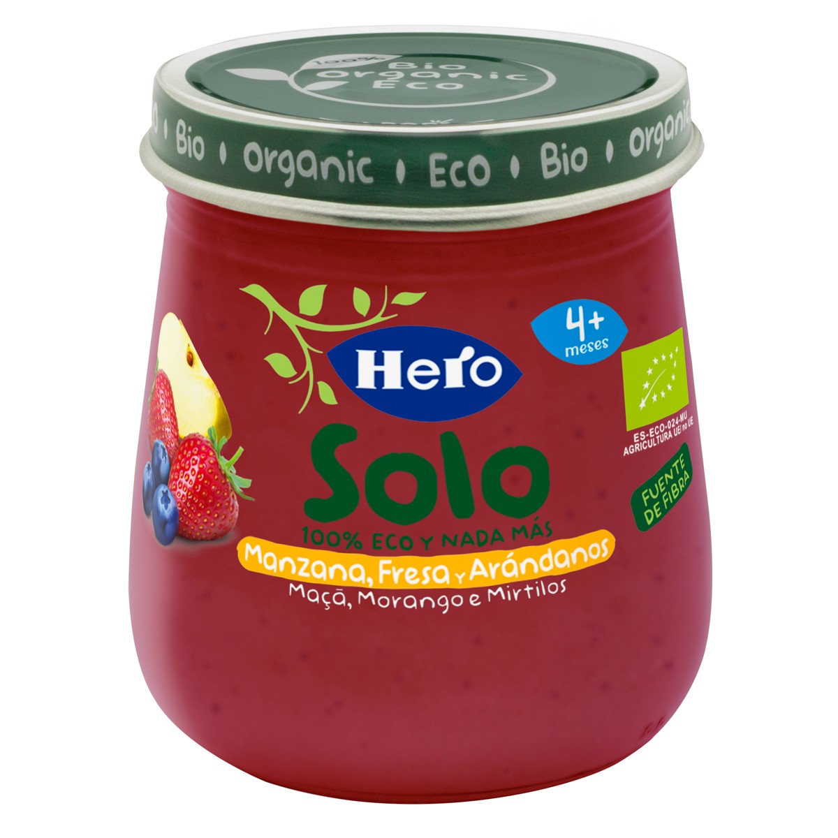 Hero Baby Solo Manzana Fresa Arandanos 120gr