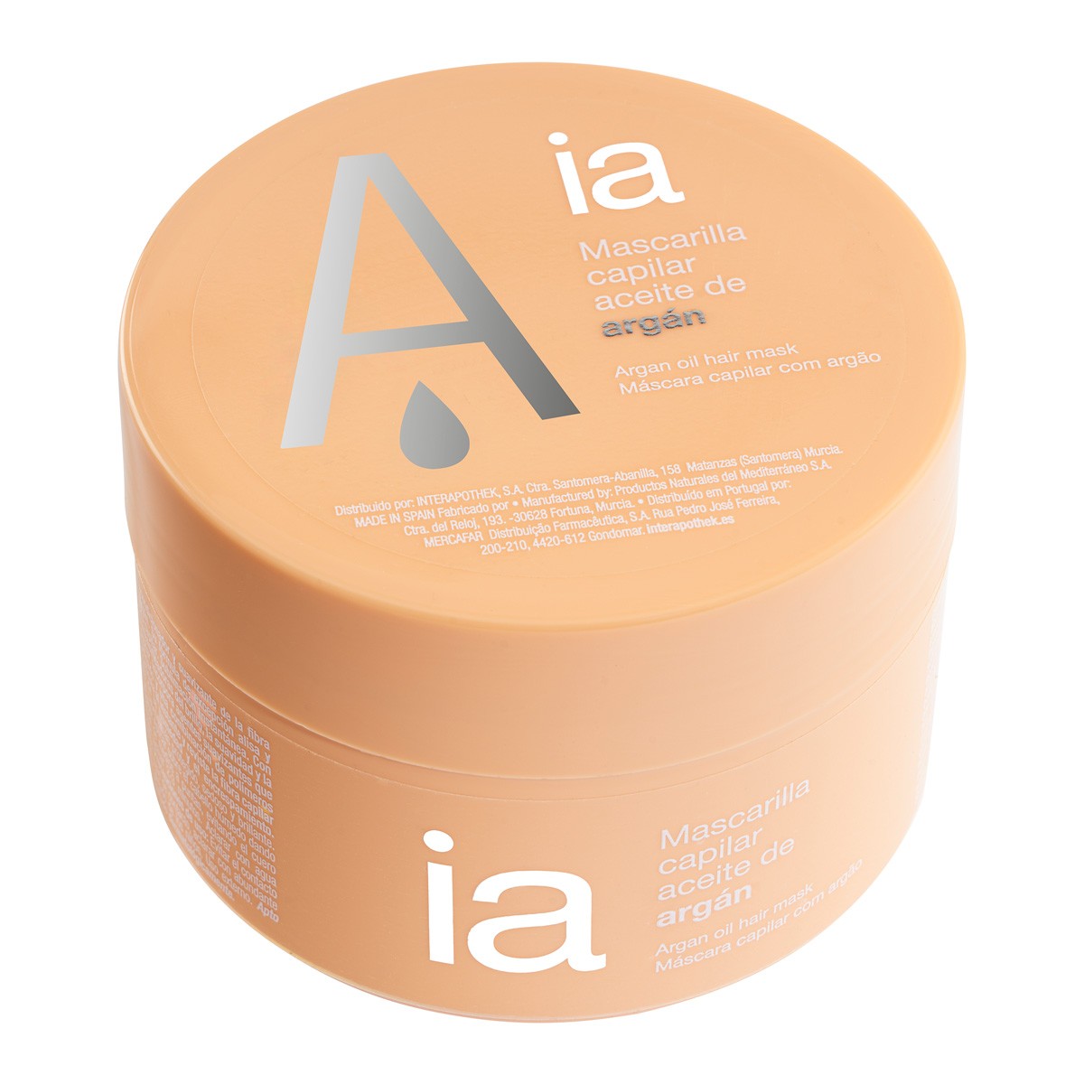 Interapothek mascarilla capilar con aceite de argán 250ml