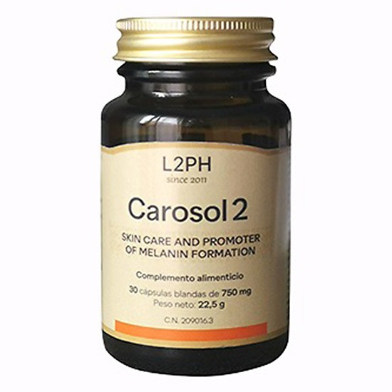 L2PH Carosol2, suplemento para broncearte de manera natural en cápsulas