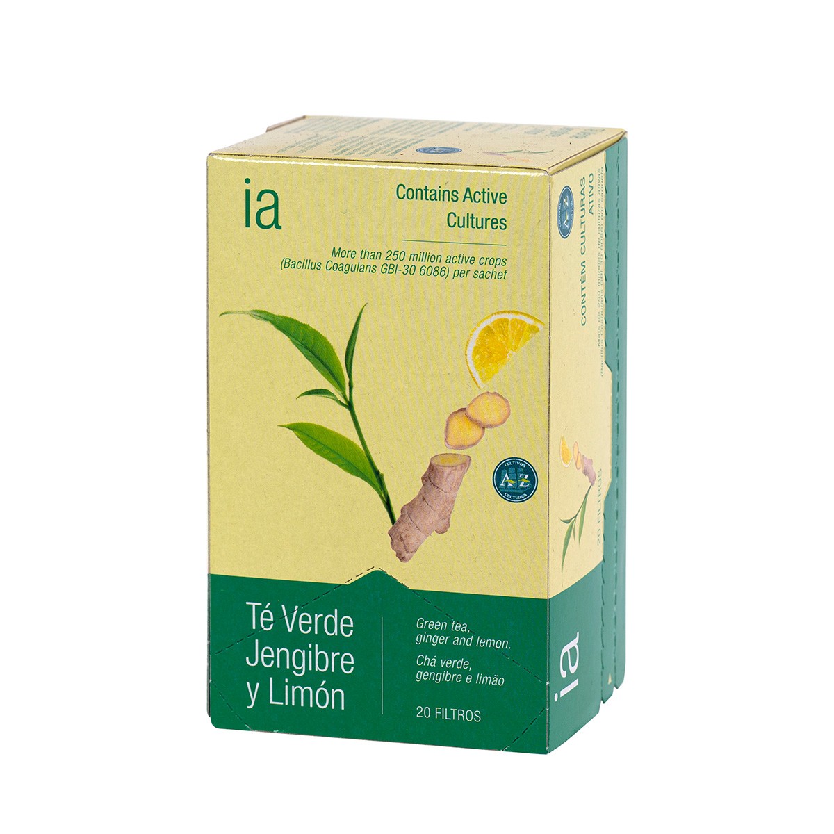 Interapothek té verde con jengibre infusión 20uds