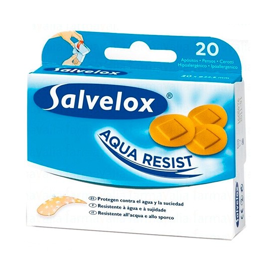 Salvelox apósito plastico redondo 20uds