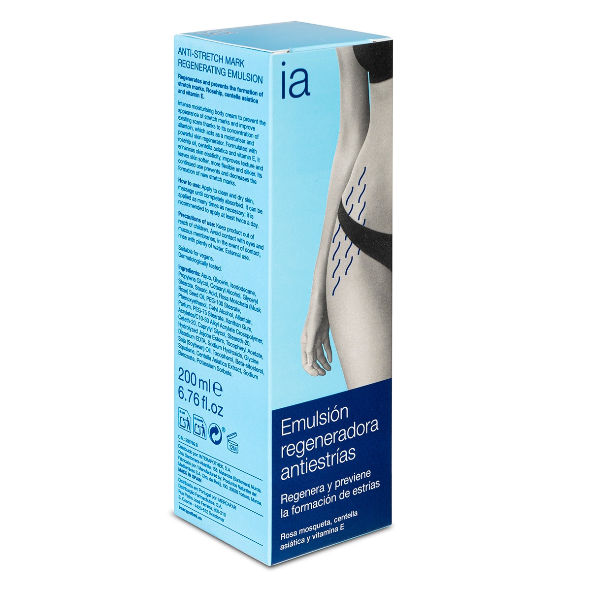 Interapothek emulsión regeneradora antiestrías 200ml