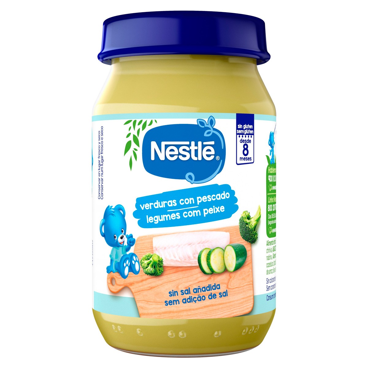 Nestlé tarrito de verduras con pescado 190g