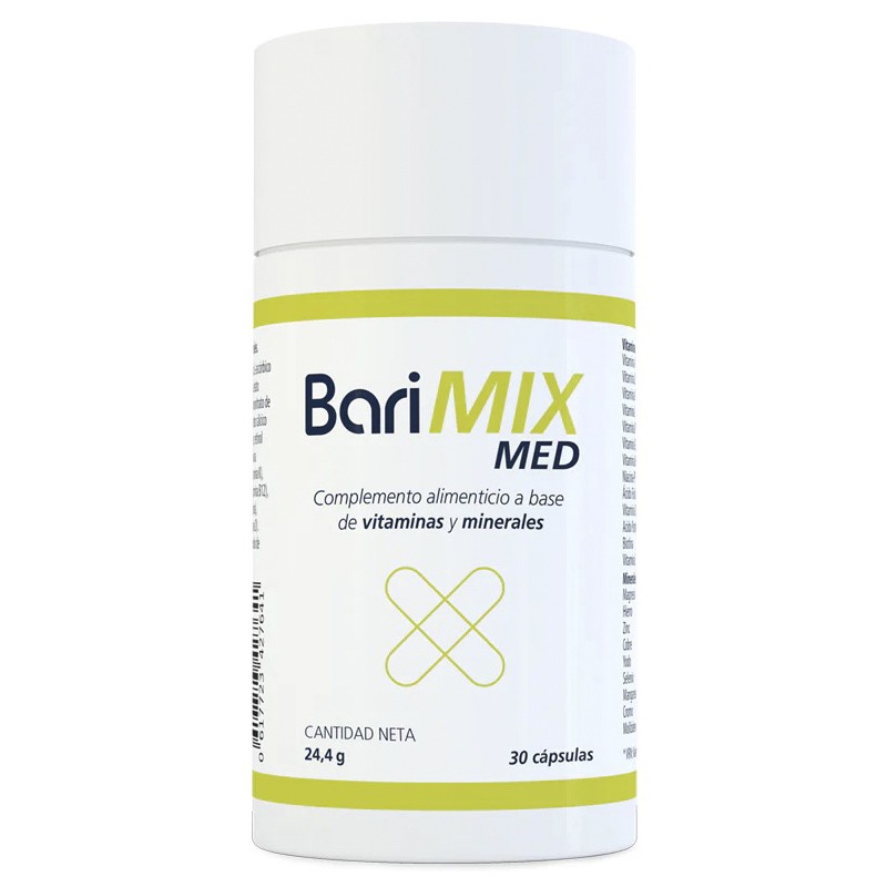 Bariatricline BariMIX Med, vitaminas y minerales 30 cápsulas