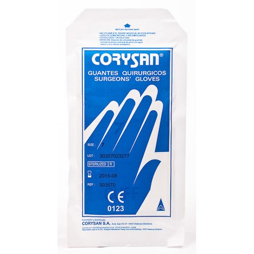 GUANTES CORYSAN CIRUGIA ESTERIL N.7