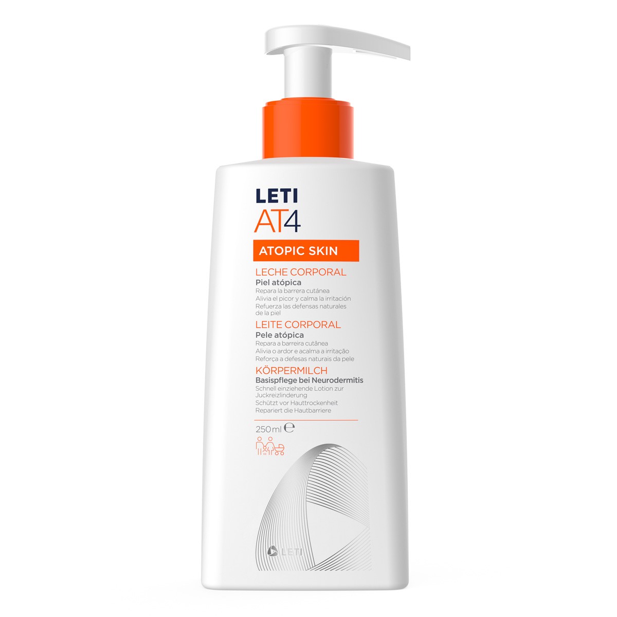 Leti AT4 leche corporal 250ml