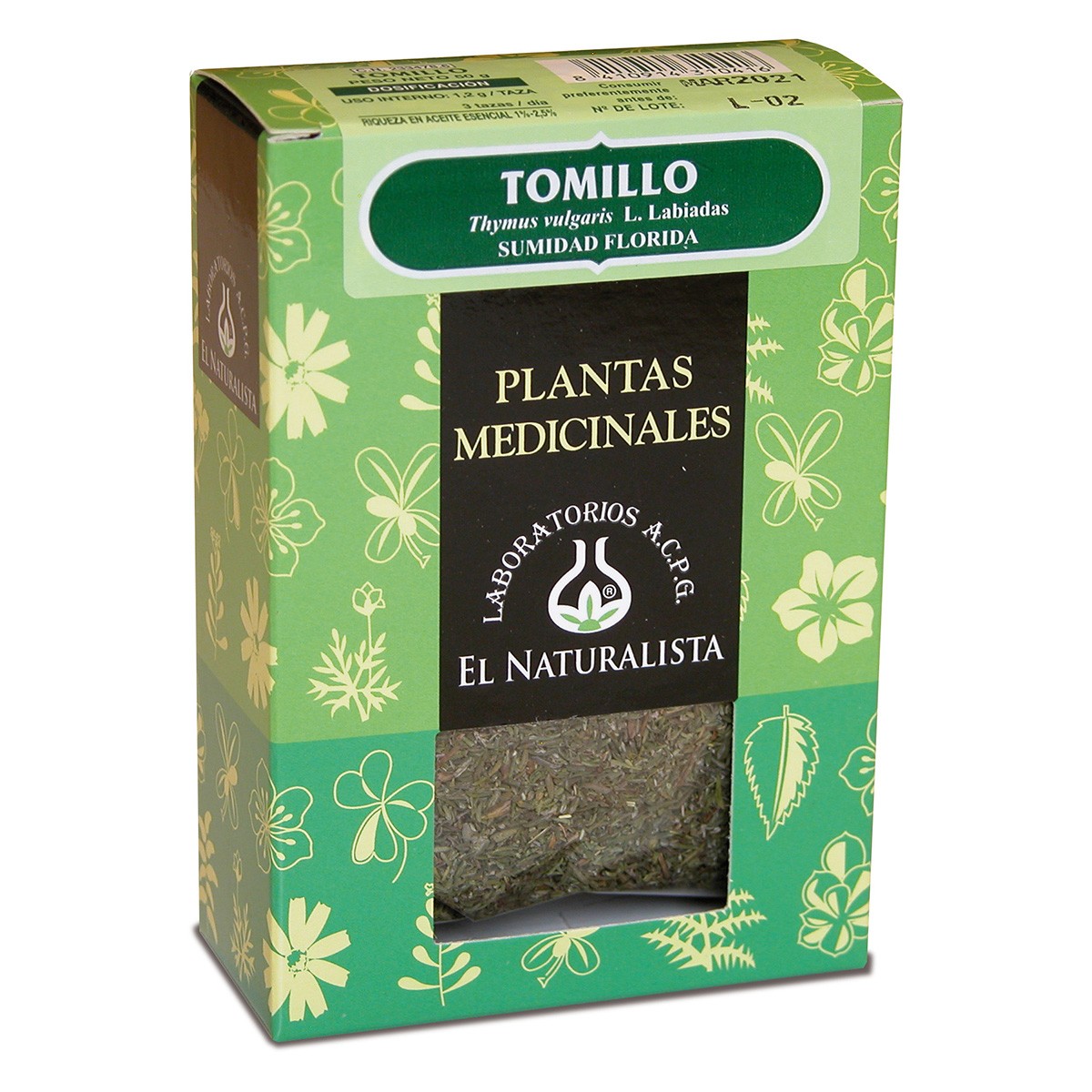 EL NATURALISTA TOMILLO 50 G.