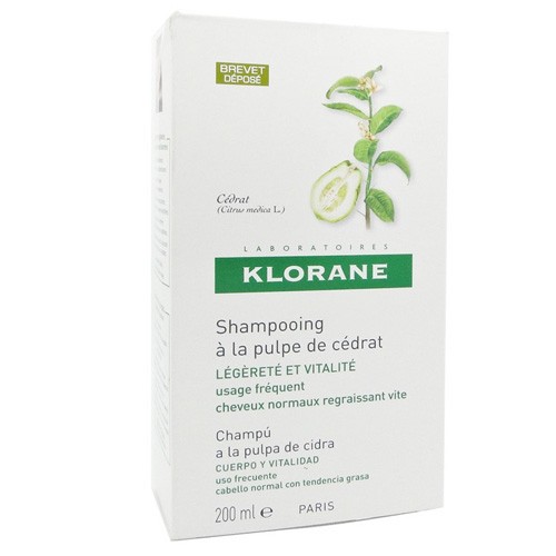 Klorane champú a la cidra 200ml