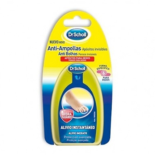 Scholl apósitos anti ampollas dedos 5u