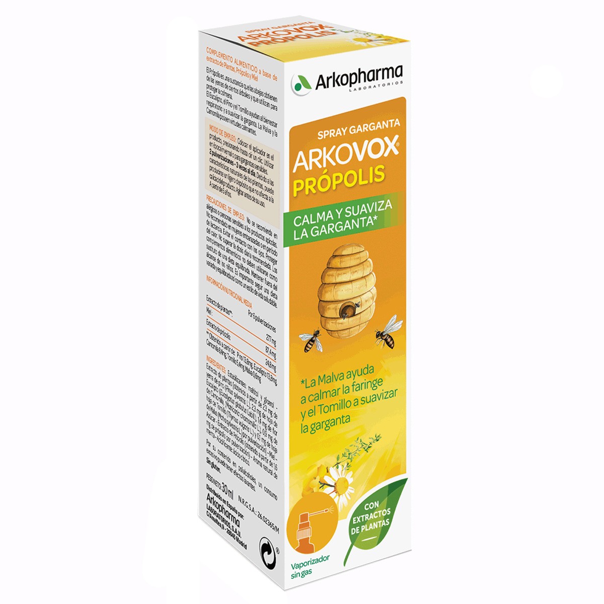 Arkovox propolis garganta spray 30ml