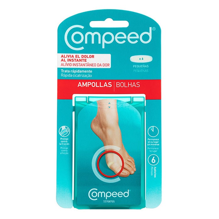 Compeed tiras ampollas pequeño 6 uds