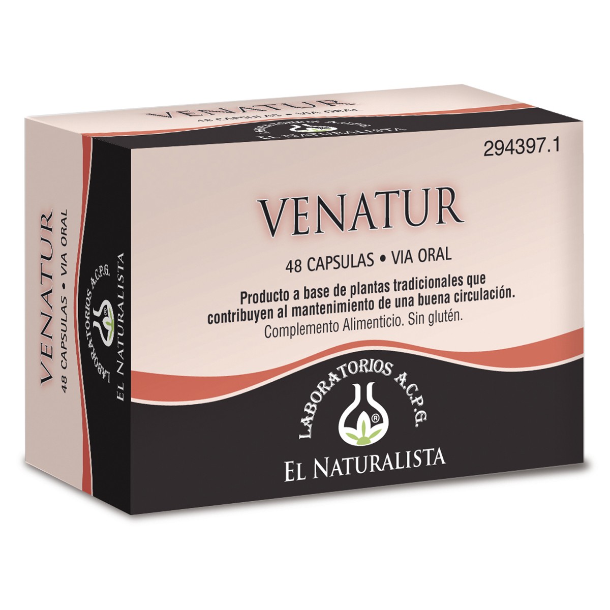 El Naturalista Venatur 48 cápsulas 375mg