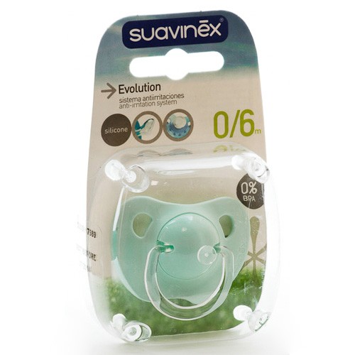 Suavinex Chupete evolution silicona 0-6m