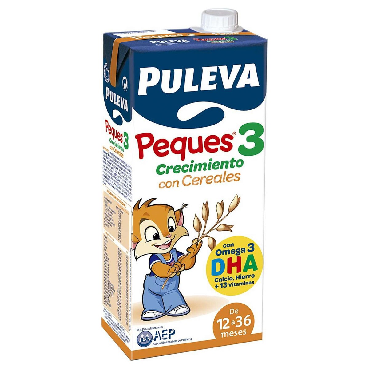 Puleva peques 3 crecimiento cereal 6x1000ml