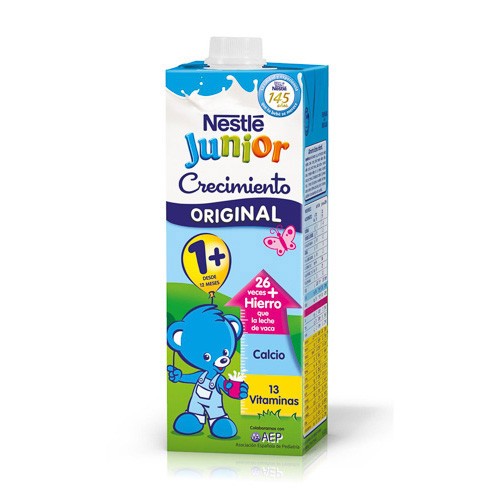 Nestle junior crecimiento original +1 1 litro