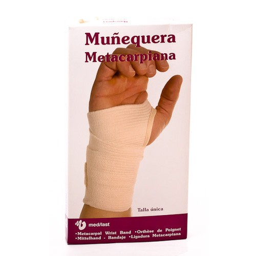 MUÑEQUERA MEDILAST METACARPI VELCRO BLAN