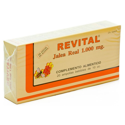 REVITAL JALEA REAL VITAM 20 VIALES BEBIB