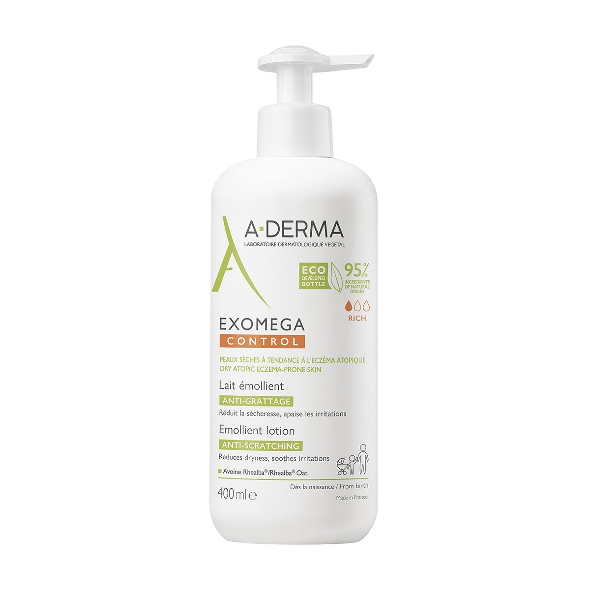 A-Derma Exomega Control Leche Corporal 400ml