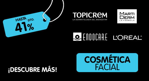 Hasta 41% de descuento en cosmética facial