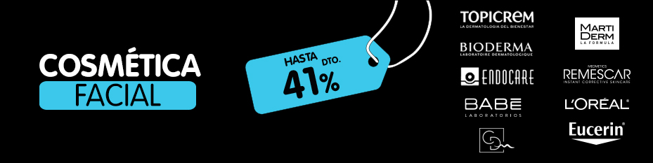 Hasta 41% de descuento en cosmética facial