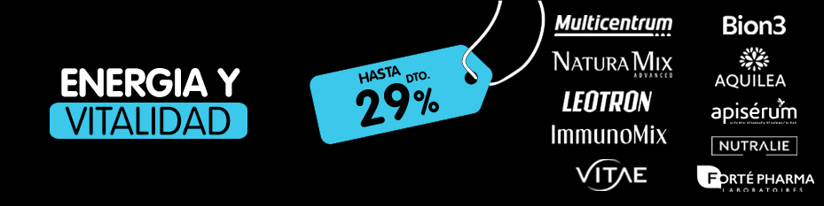 Hasta 29% de descuento en defensas, energía y vitalidad